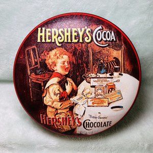 Vintage Bristolware - Hershey’s Cocoa Chocolate - Round Tin 5” X 2”